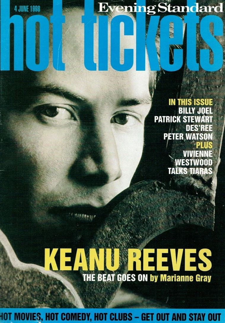 HOT TICKETS magazine side cover 4 June 1998