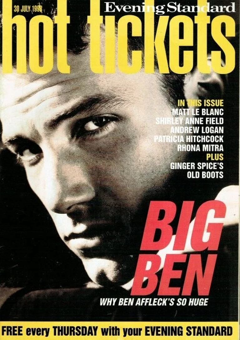 HOT TICKETS magazine side cover 30 July 1998