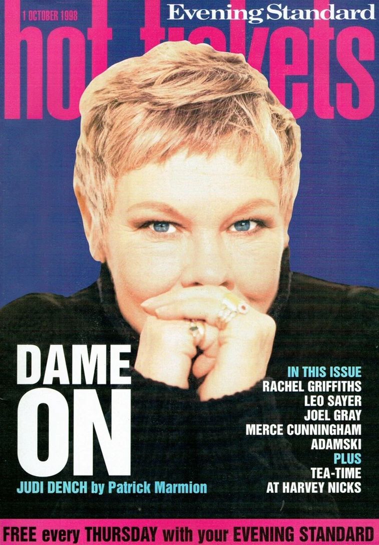HOT TICKETS magazine side cover 1 October 1998