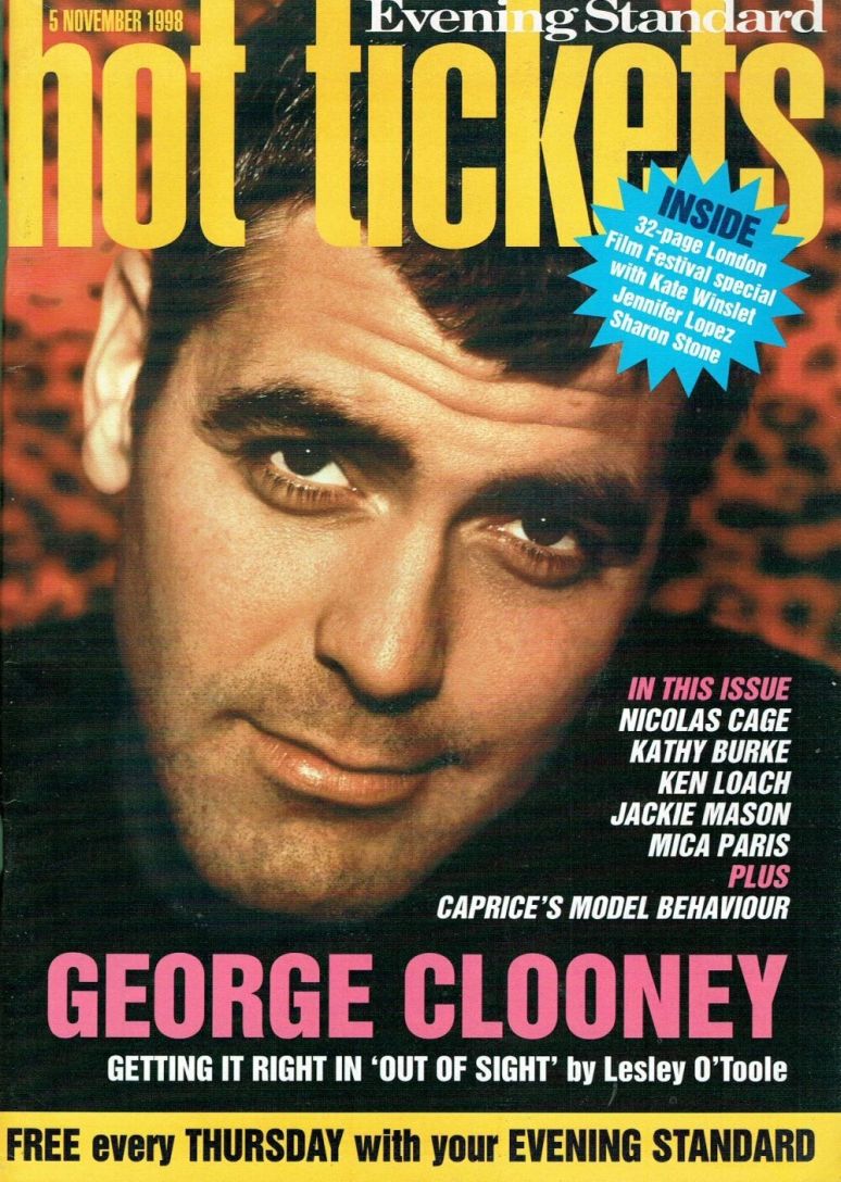 HOT TICKETS magazine side cover 5 November 1998