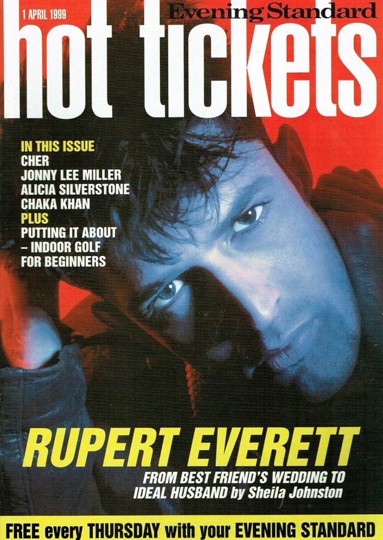 HOT TICKETS magazine side cover 1 April 1999