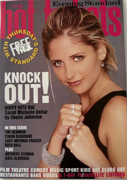 HOT TICKETS magazine side cover 4 June 1999