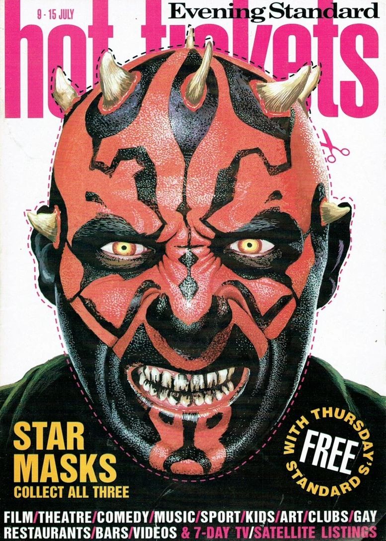 HOT TICKETS magazine side cover 9 July 1999