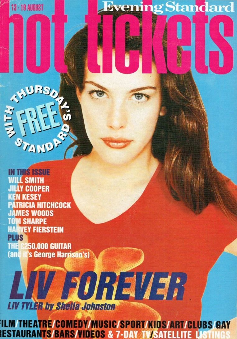 HOT TICKETS magazine side cover 13 August 1999