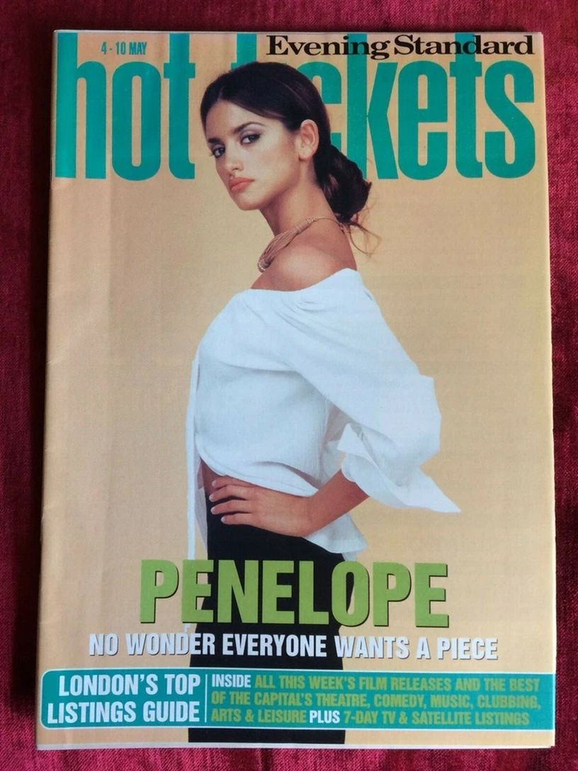 HOT TICKETS magazine side cover 4 May 2001