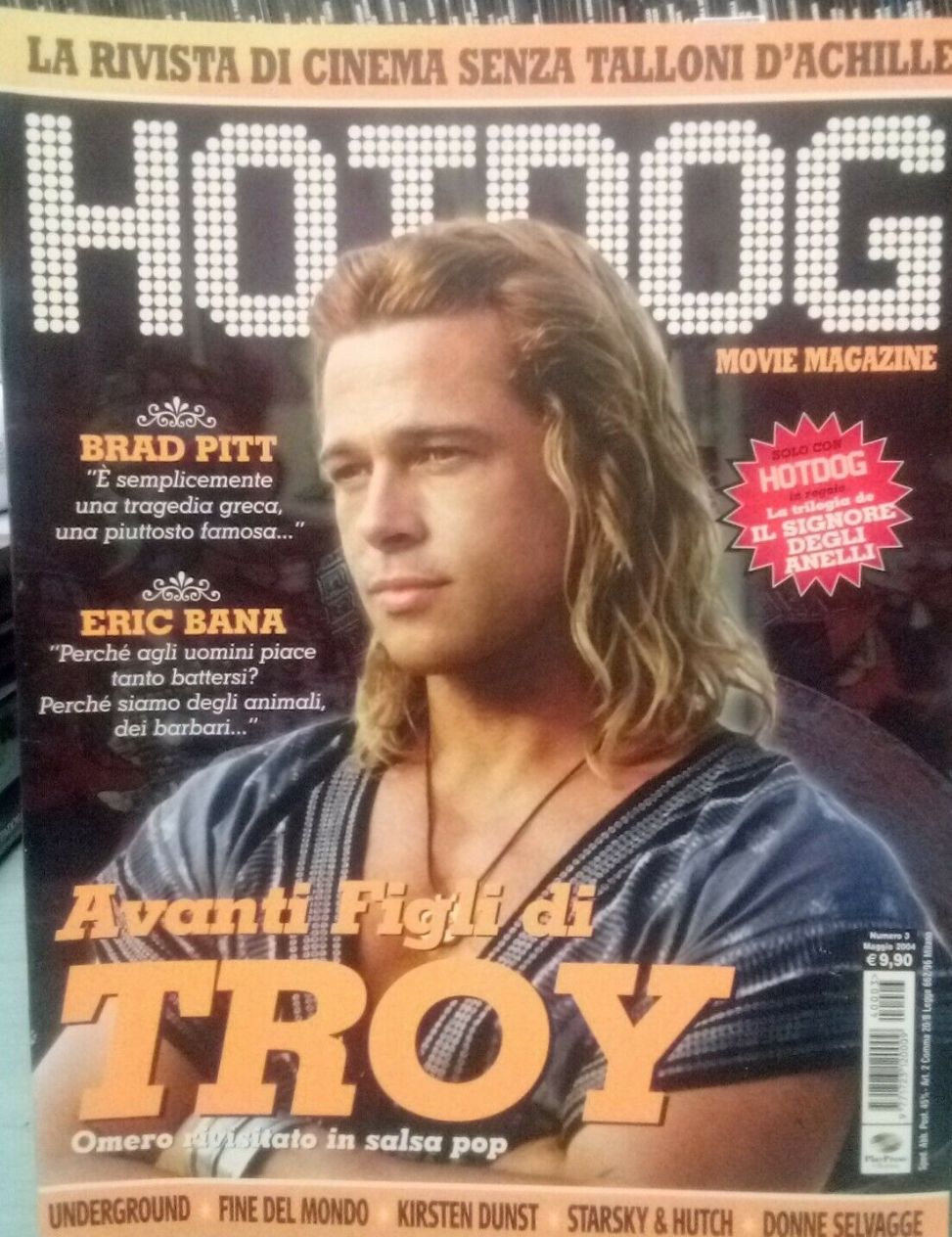 HOTDOG (It) magazine side cover Issue 3 May 2004