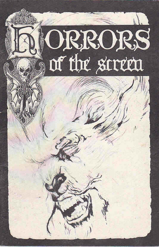 HORRORS OF THE SCREEN magazine side cover Issue 3 January 1964