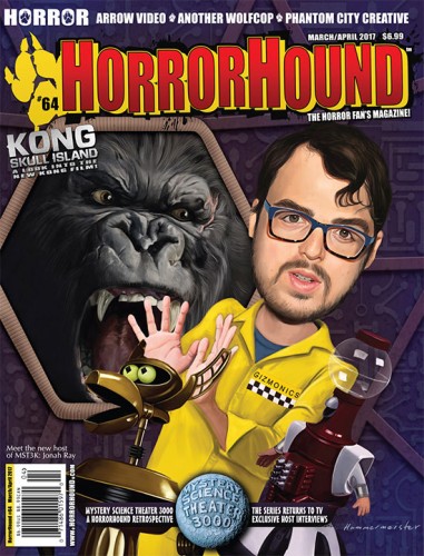 HORRORHOUND magazine side cover Issue 64 March/April 2017