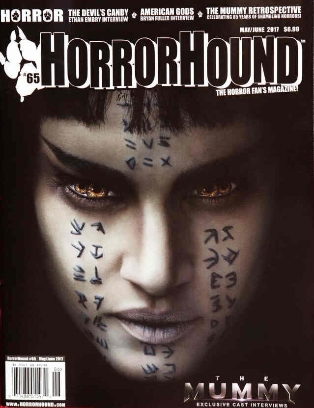 HORRORHOUND magazine side cover Issue 65 May/June 2017