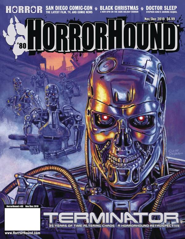 HORRORHOUND magazine side cover Issue 80  November/December 2019