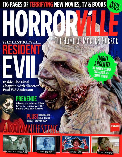 HORRORVILLE magazine side cover Issue 3 February 2017