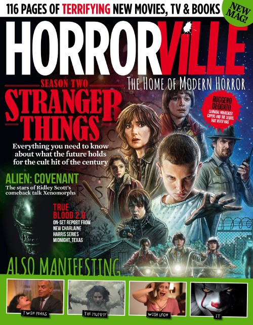 HORRORVILLE magazine side cover Issue 4 May 2017