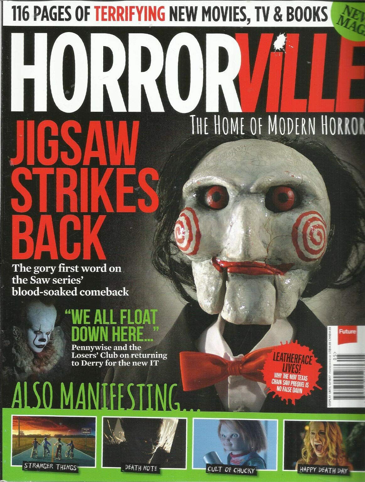 HORRORVILLE magazine side cover Issue 5  August 2017