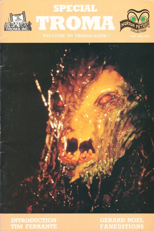 HORROR PICTURES COLLECTION magazine side cover Issue 8 June 1990