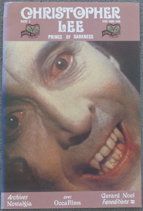 HORROR PICTURES COLLECTION magazine side cover Issue 11 July 1991