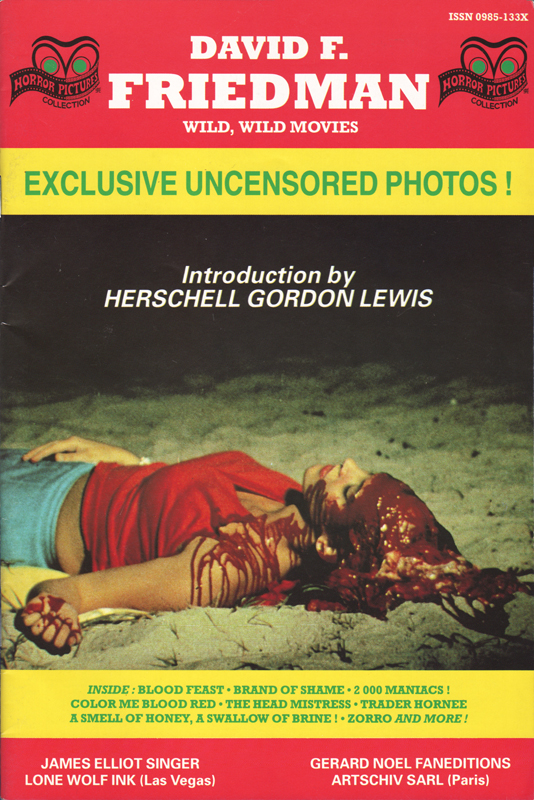 HORROR PICTURES COLLECTION magazine side cover Issue 19  November 1994