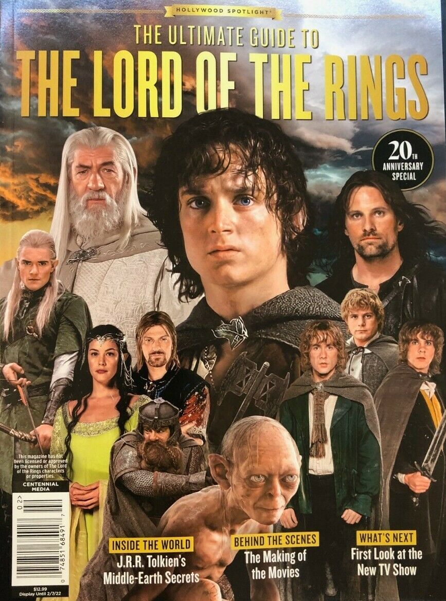 HOLLYWOOD SPOTLIGHT magazine side cover  January 2022