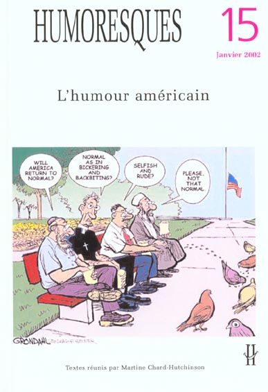 HUMORESQUES magazine side cover Issue 15 January 2002