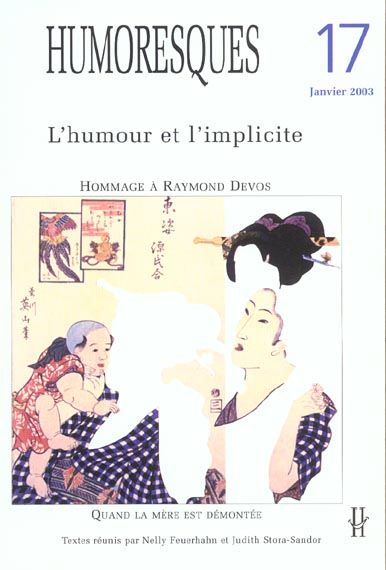 HUMORESQUES magazine side cover Issue 17 January 2003