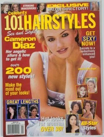 101 HAIRSTYLES magazine side cover  January 2001