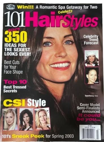 101 HAIRSTYLES magazine side cover Spring 2003