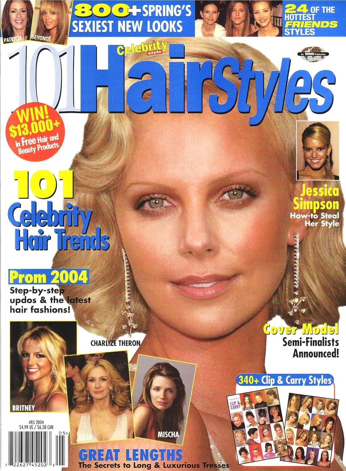 101 HAIRSTYLES magazine side cover Issue 5   2004