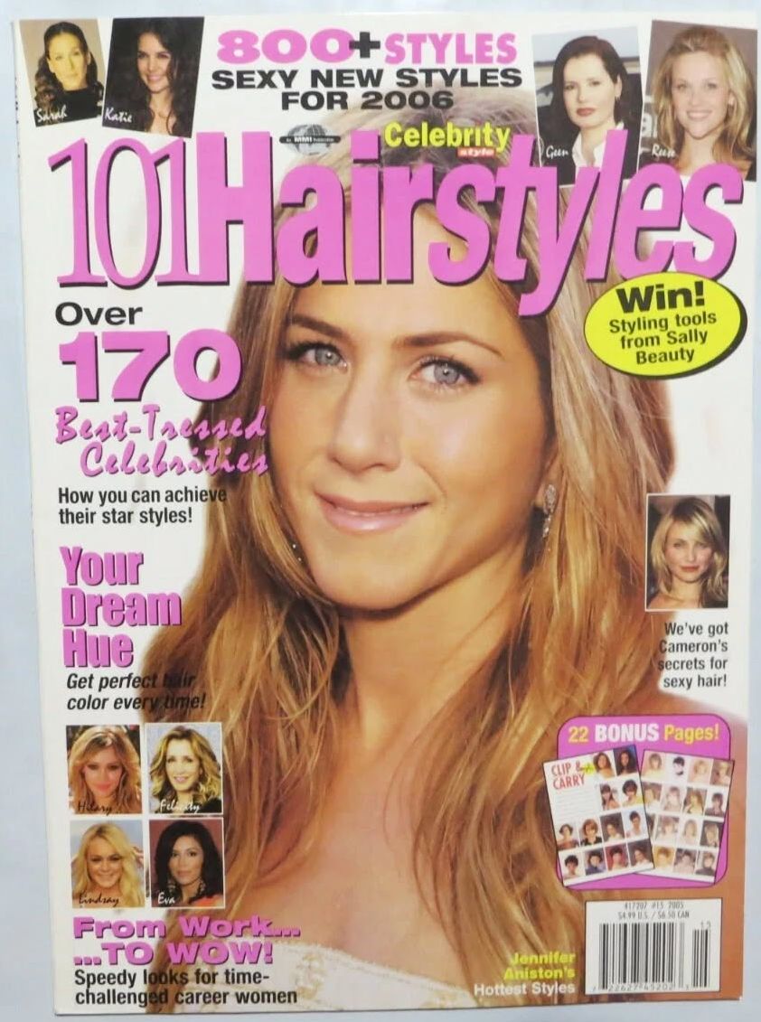 101 HAIRSTYLES magazine side cover Issue 15   2006