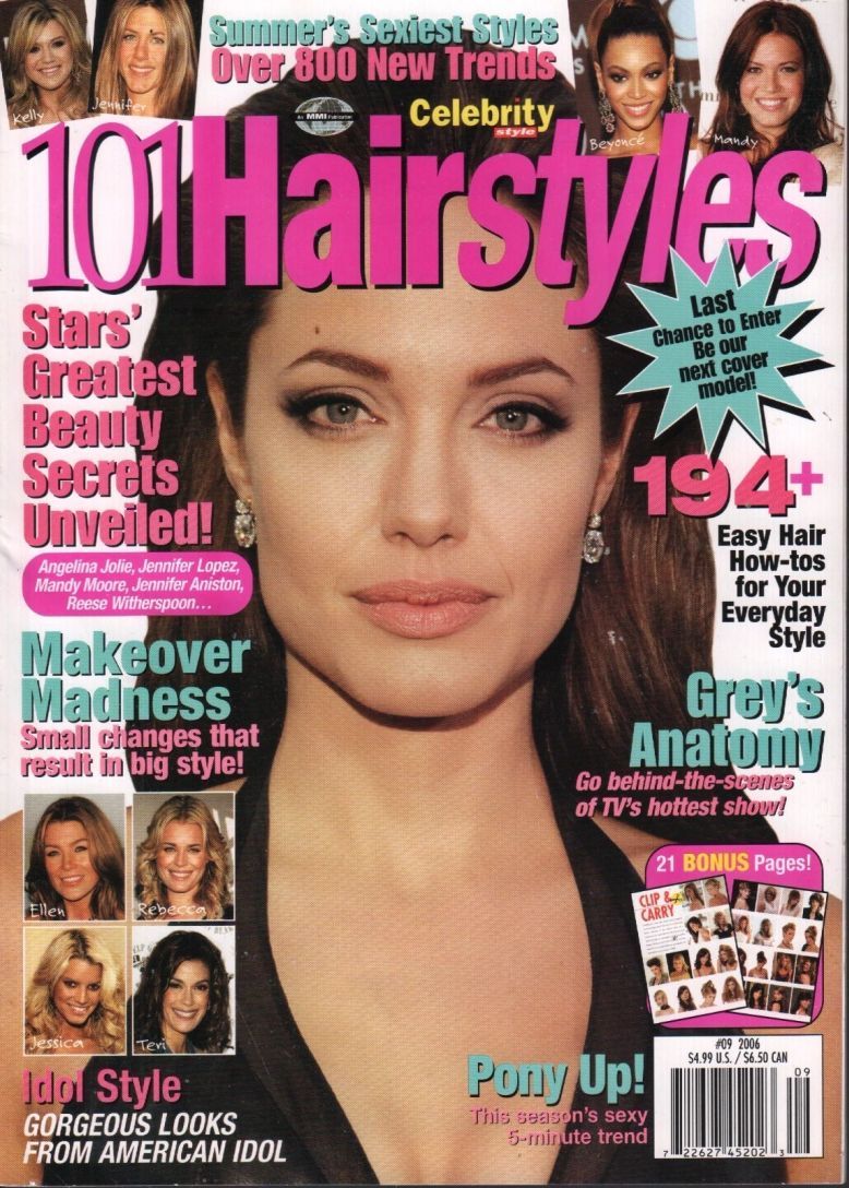 101 HAIRSTYLES magazine side cover Issue 9   2006