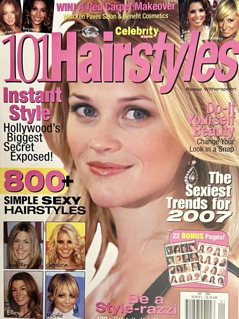 101 HAIRSTYLES magazine side cover Issue 1   2007