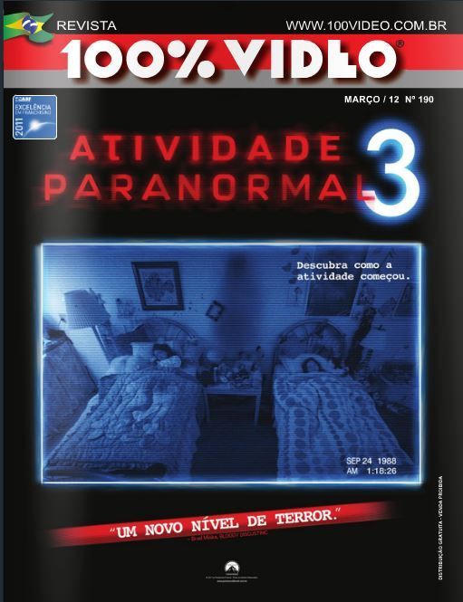 REVISTA 100% VIDEO magazine side cover Issue 190 March 2012