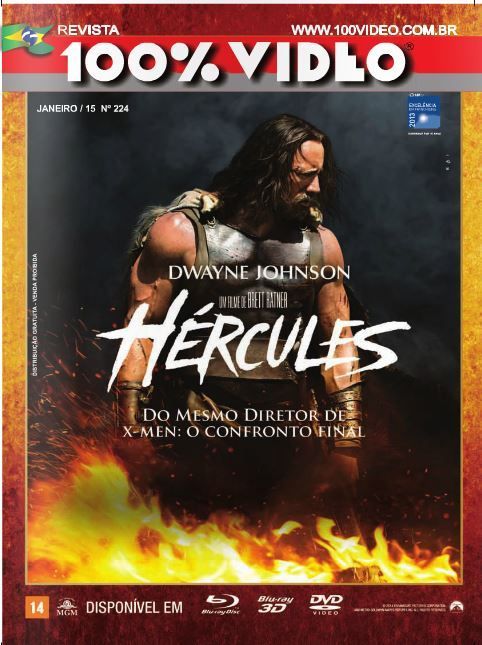 REVISTA 100% VIDEO magazine side cover Issue 224 January 2015