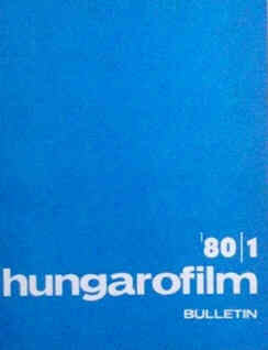 HUNGAROFILM BULLETIN magazine side cover Issue 1  1980