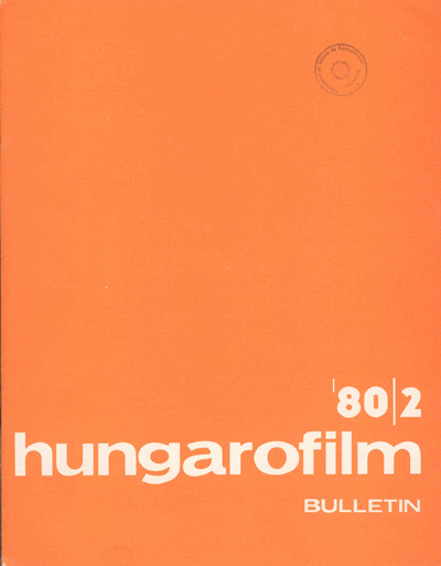 HUNGAROFILM BULLETIN magazine side cover Issue 2  1980