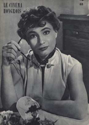HUNGAROFILM BULLETIN magazine side cover Issue 48  1954