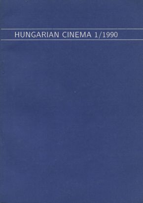 HUNGAROFILM BULLETIN magazine side cover Issue 1  1990
