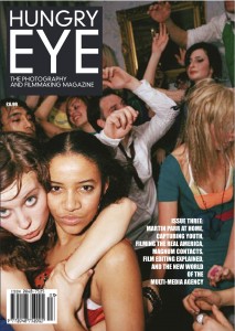 HUNGRY EYE magazine side cover Issue 3 December 2011