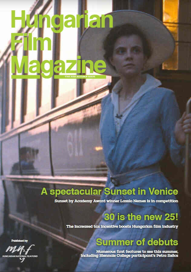 HUNGARIAN FILM MAGAZINE magazine side cover Issue 3 Autumn 2018