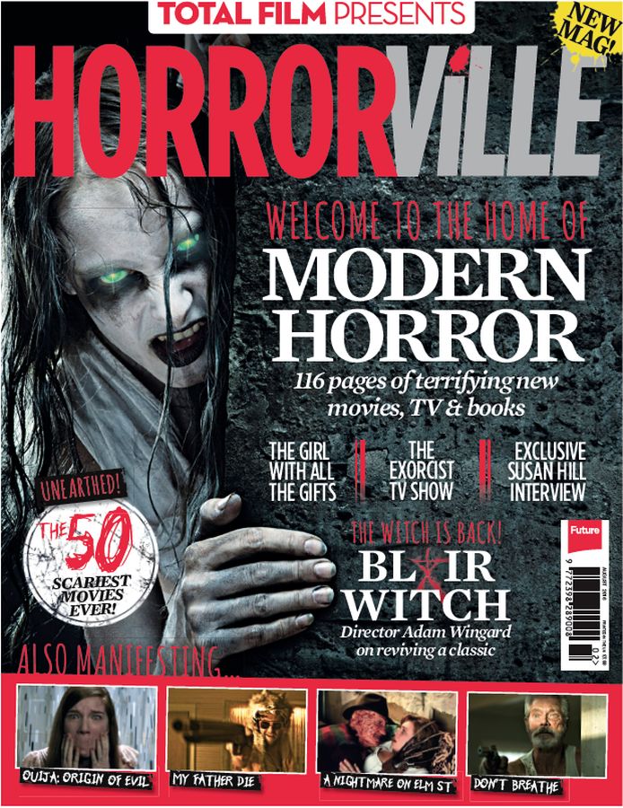 HORRORVILLE magazine side cover Issue 1 August 2016