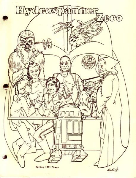 HYDROSPANNER ZERO magazine side cover Issue 1 Spring 1981
