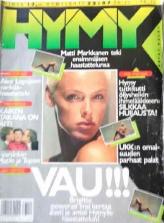 HYMY magazine side cover Issue 22   1987