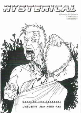 HYSTERICAL magazine side cover Issue 2  April 2006