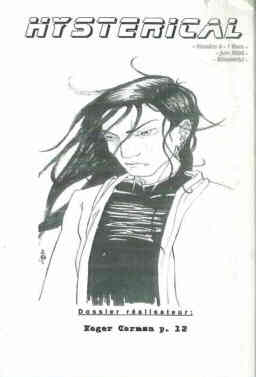 HYSTERICAL magazine side cover Issue 3  June 2006