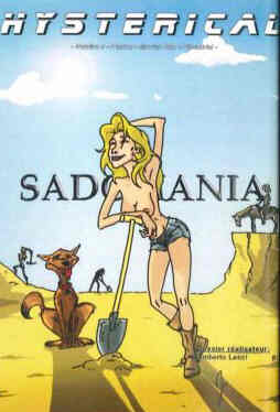 HYSTERICAL magazine side cover Issue 6  January 2007