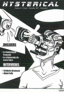 HYSTERICAL magazine side cover Issue 8  November 2007