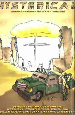 HYSTERICAL magazine side cover Issue 9  May 2008