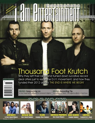 I AM ENTERTAINMENT (IAE) magazine side cover Issue 2 December 2009