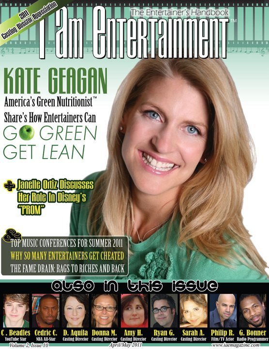 I AM ENTERTAINMENT (IAE) magazine side cover Issue 10 April/May 2011