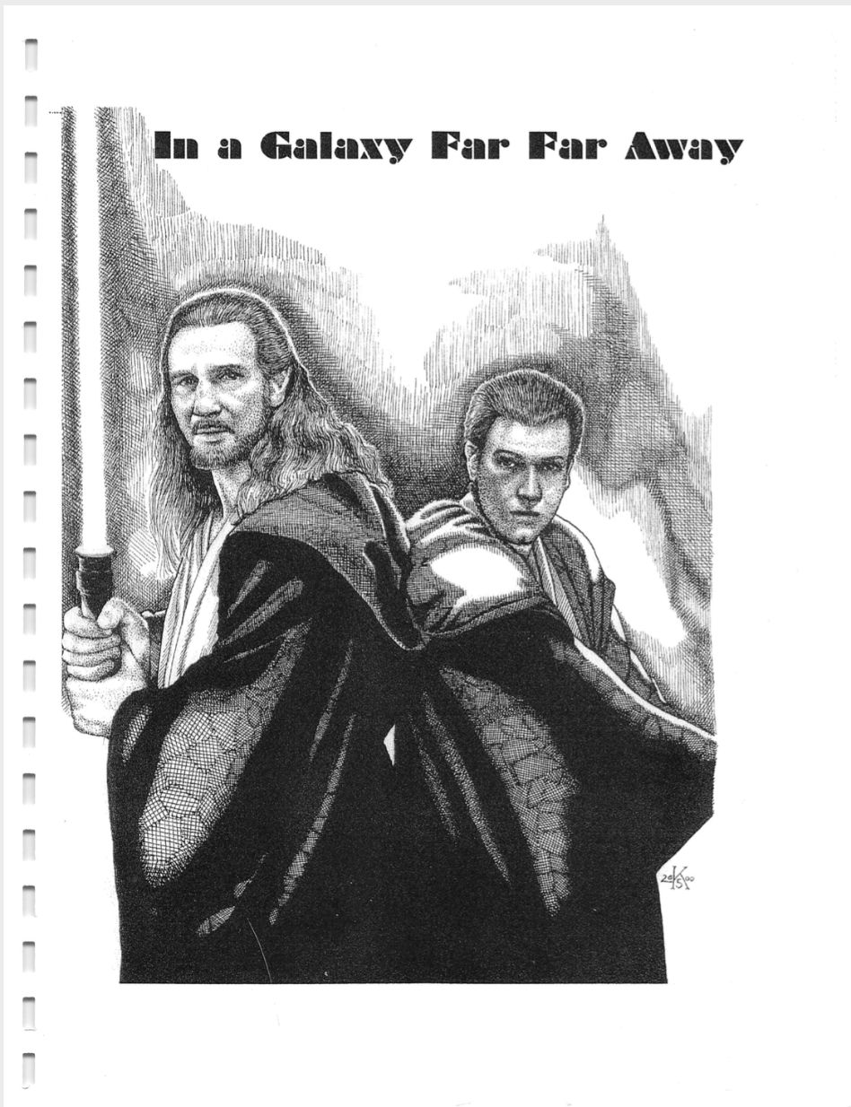 IN A GALAXY FAR FAR AWAY magazine side cover Issue 1   