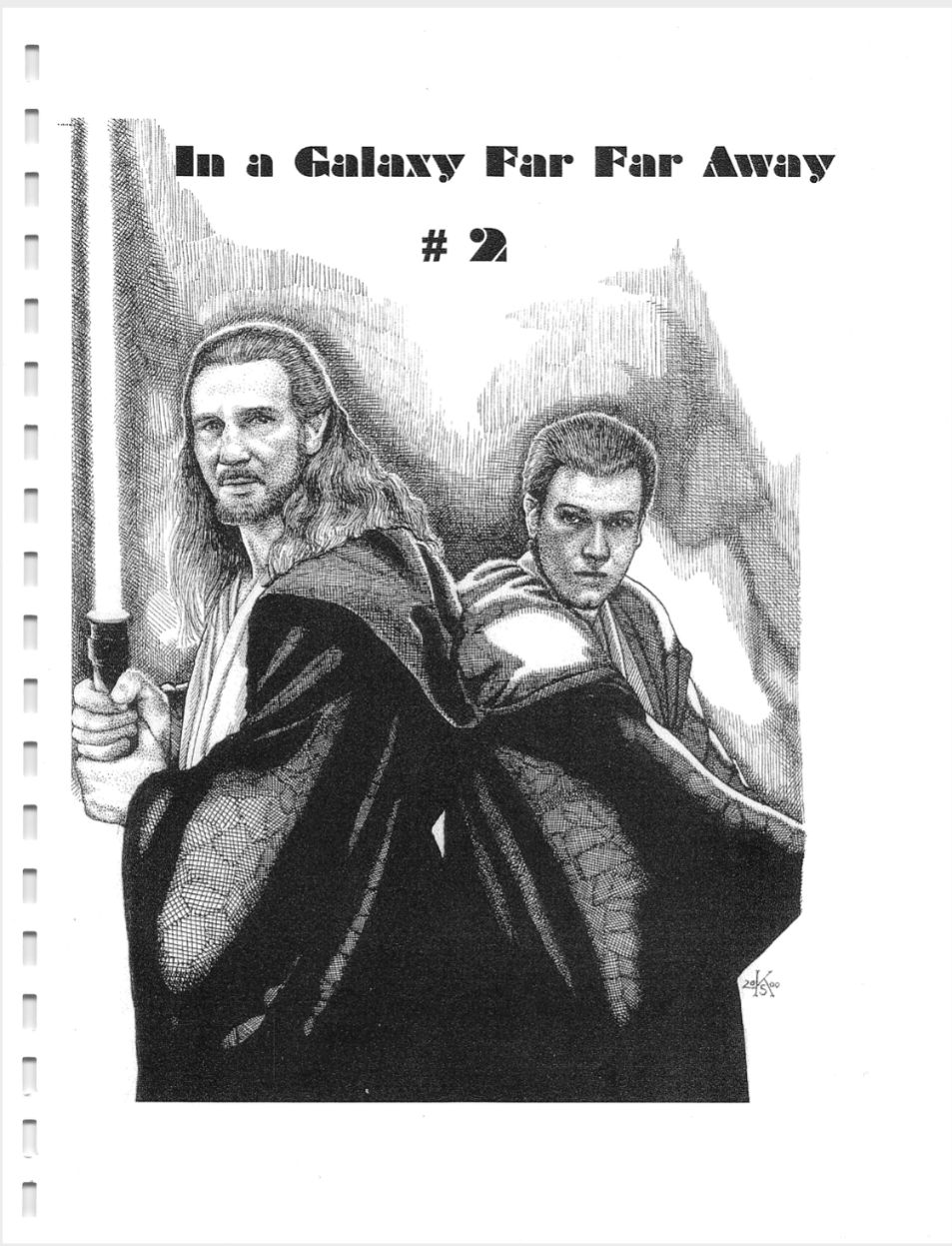 IN A GALAXY FAR FAR AWAY magazine side cover Issue 2   1999