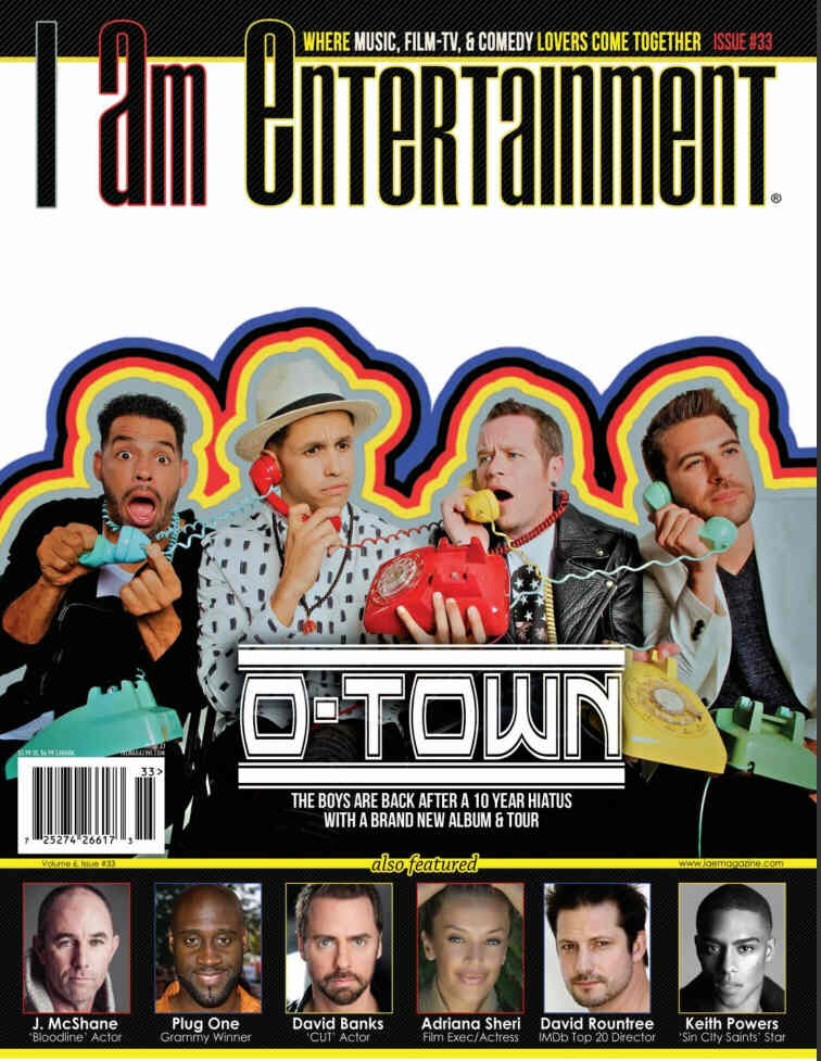 I AM ENTERTAINMENT (IAE) magazine side cover Issue 33 Summer 2015